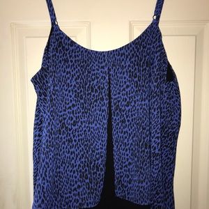 Spaghetti strap cheetah top